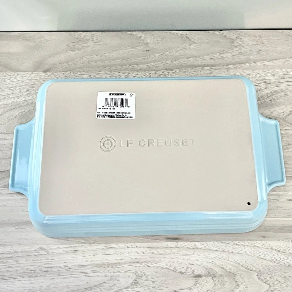 Le Creuset Rectangular Stoneware Dish | Sky Blue | 25cm